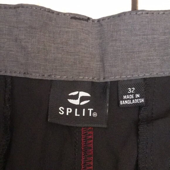 Split black lightweight shorts size 32 men - Picture 3 of 7